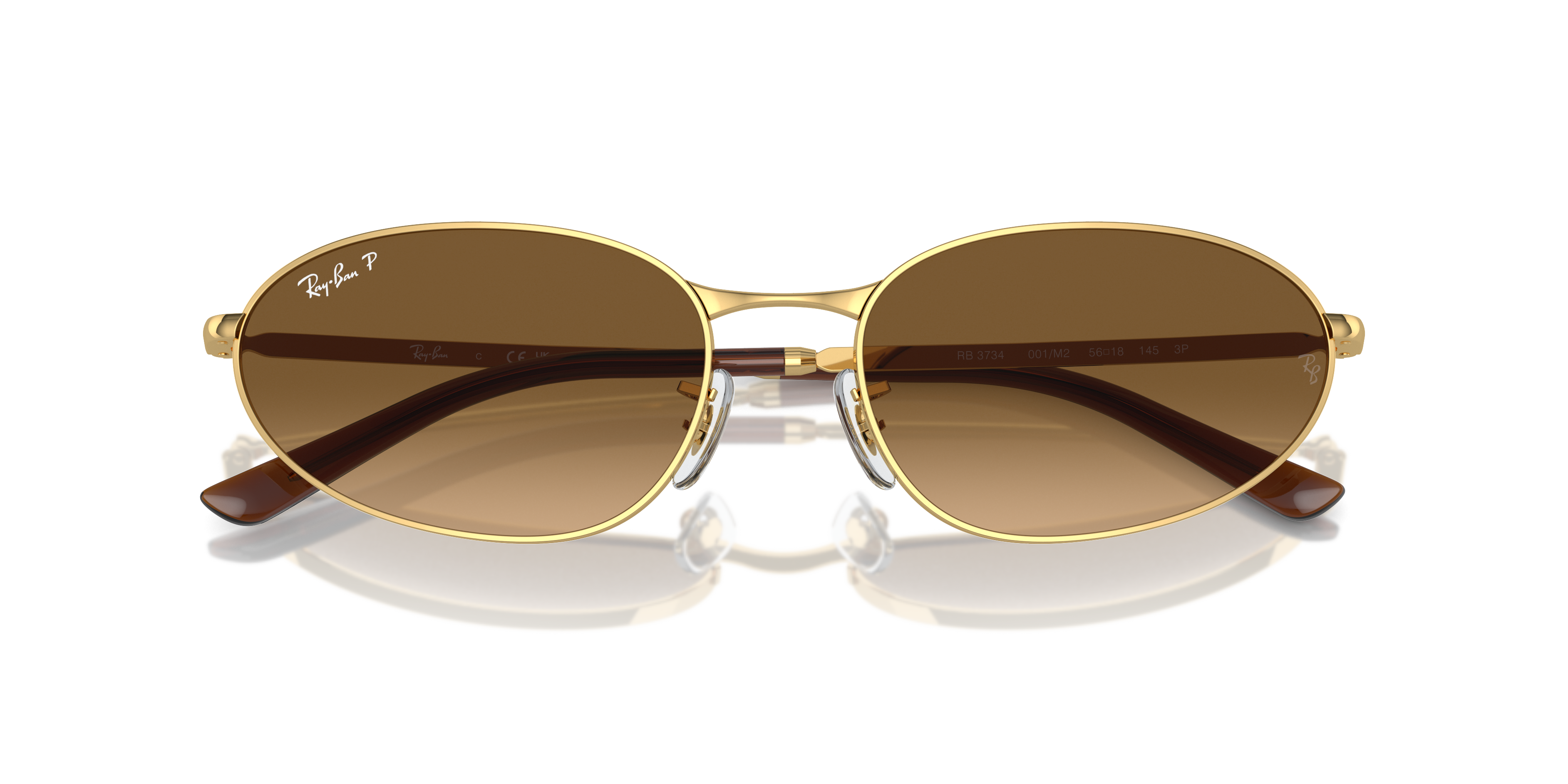 【関税込み】Ray-Ban ゴールド RB3734 サングラス レイバン公式ストア】 Ray-Ban® RB3734 サングラス | アリスタ