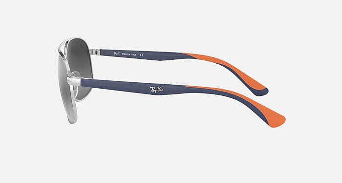 RB3593 Sunglasses in Silver and Grey Mirror Silver Gradient