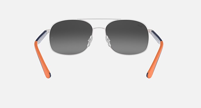RB3593 Sunglasses in Silver and Grey Mirror Silver Gradient