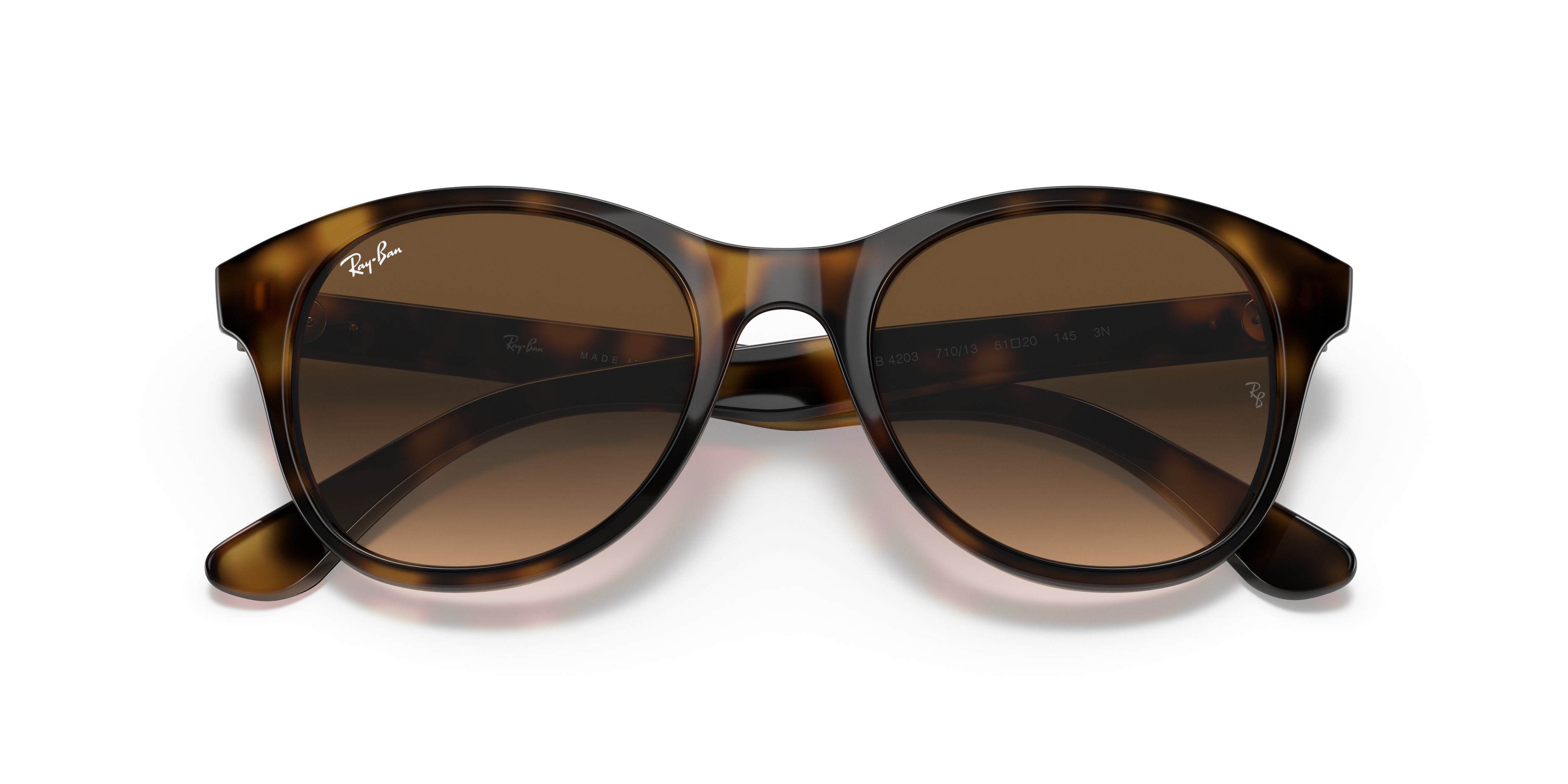 RB4203 Sunglasses in Light Havana and Brown Gradient Dark Brown RB4203 Ray Ban US