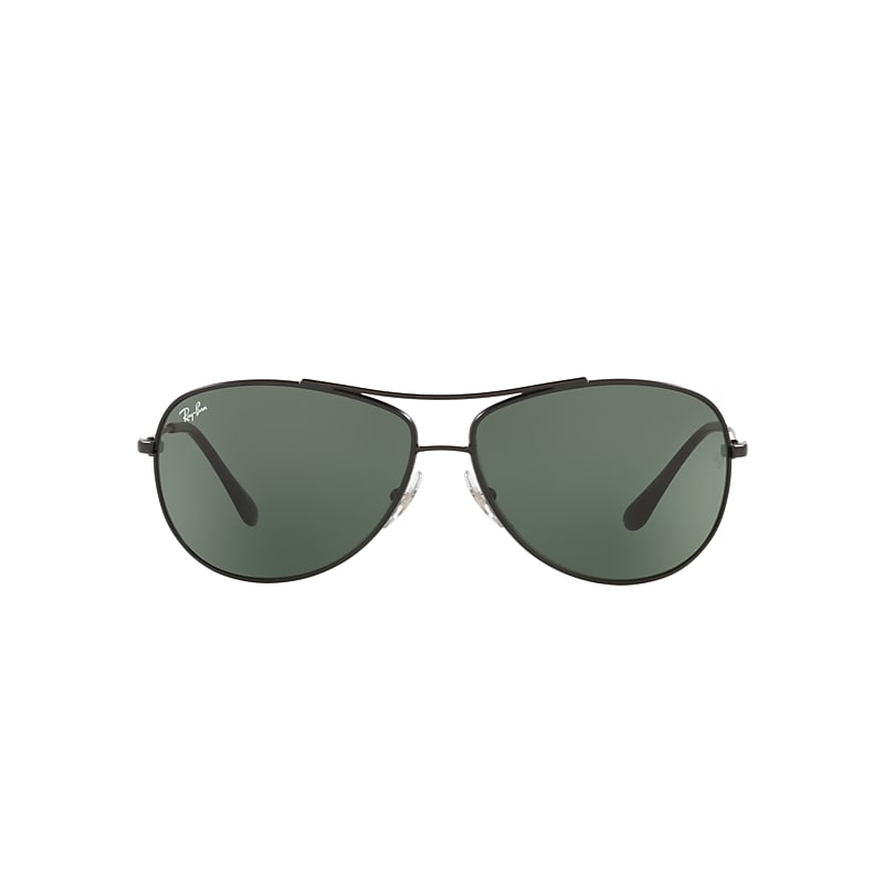 Ray-Ban Rb3293 Sunglasses Black Frame Green Lenses 63-13