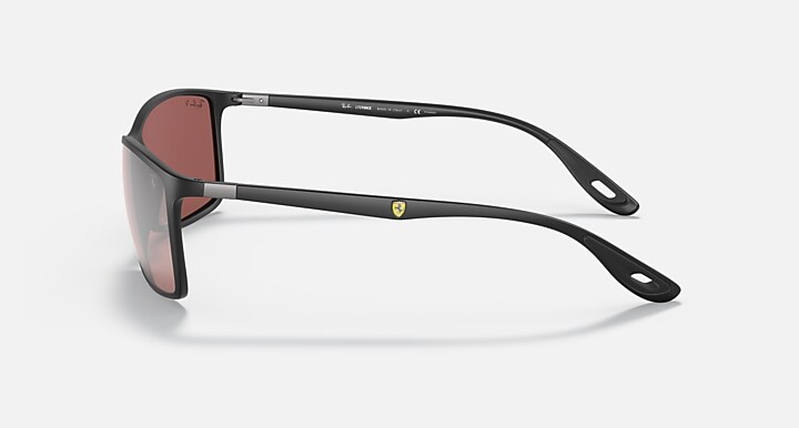 Ray-Ban Sunglasses Unisex Rb4179m Scuderia Ferrari Collection - Black Frame Silver Lenses Polarized 60-13