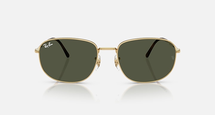 Ray-Ban Sunglasses Unisex Rb3754 - Arista Gold Frame Green Lenses 60-19