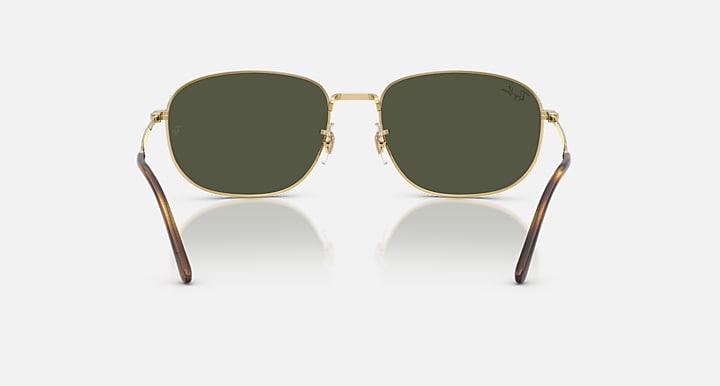 Ray-Ban Sunglasses Unisex Rb3754 - Arista Gold Frame Green Lenses 60-19