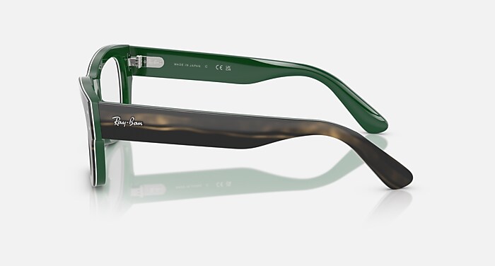 JOSEPH OPTICS Eyeglasses with Striped Green On Green Frame