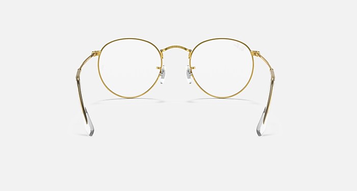 レイバン公式ストア】 Ray-Ban® ROUND METAL OPTICS メガネ | ブルー