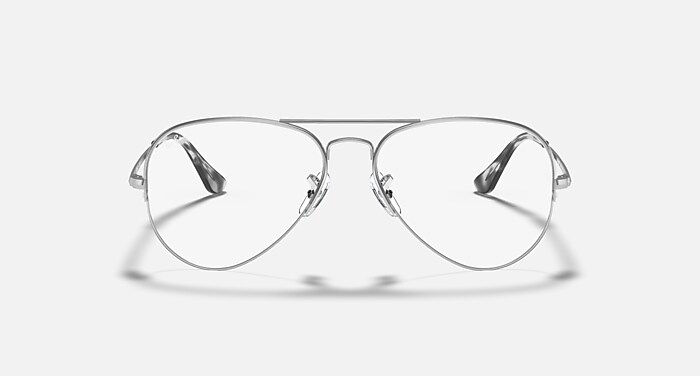 Re AVIATOR GAZE Eyeglasses with Silver Frame - RB6589 | Ray-Ban®