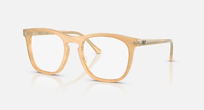 RB2210V OPTICS CHANGE Eyeglasses with Photo Striped Grey Frame