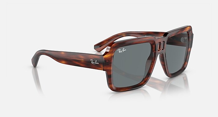 Óculos de Sol MAGELLAN BIO-BASED em Havana listrado e Azul