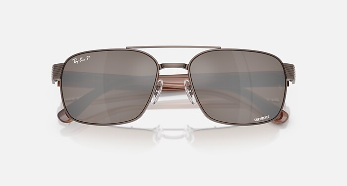 Ray-Ban Sunglasses Unisex Rb3751ch Chromance - Havana Grey Frame Grey Lenses 61-17 Polarized