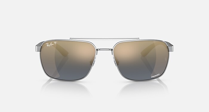 RB3701 Sunglasses in Silver and Blue/Gold - RB3701 | Ray-Ban® US 