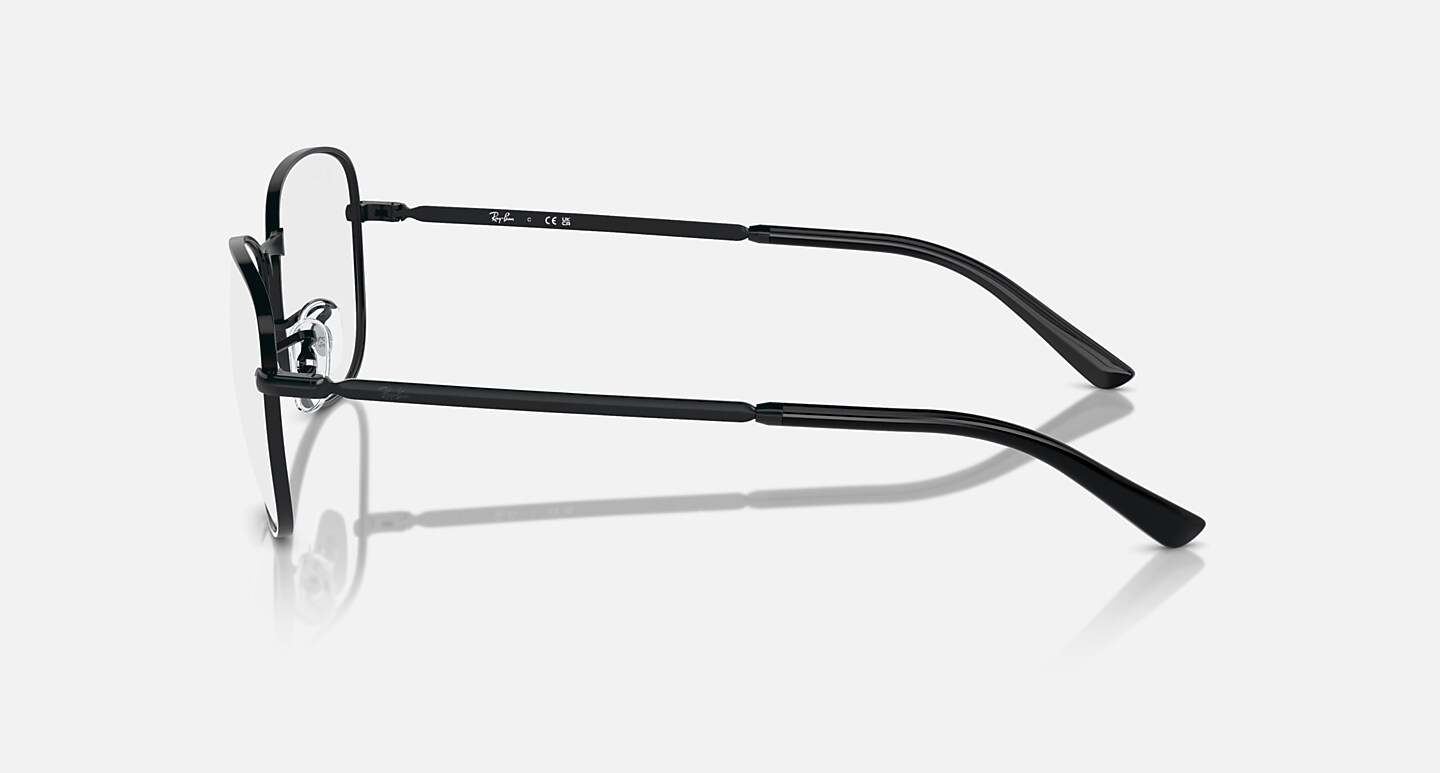 Ray-Ban Rb3733v Optics Optical Black Frame Clear Lenses Polarized 54-17