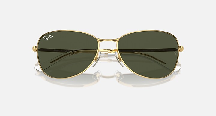 Ray-Ban 0RB3733 RB3733 抛光 Arista 金 SUN_Closed Front