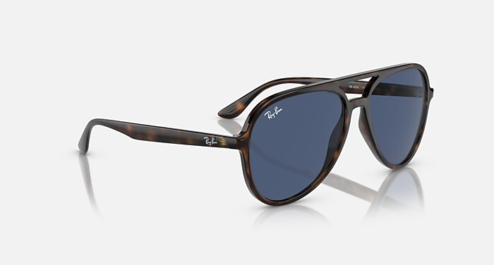 RB4376 Sunglasses in Havana and Dark Blue - RB4376 | Ray-Ban® US