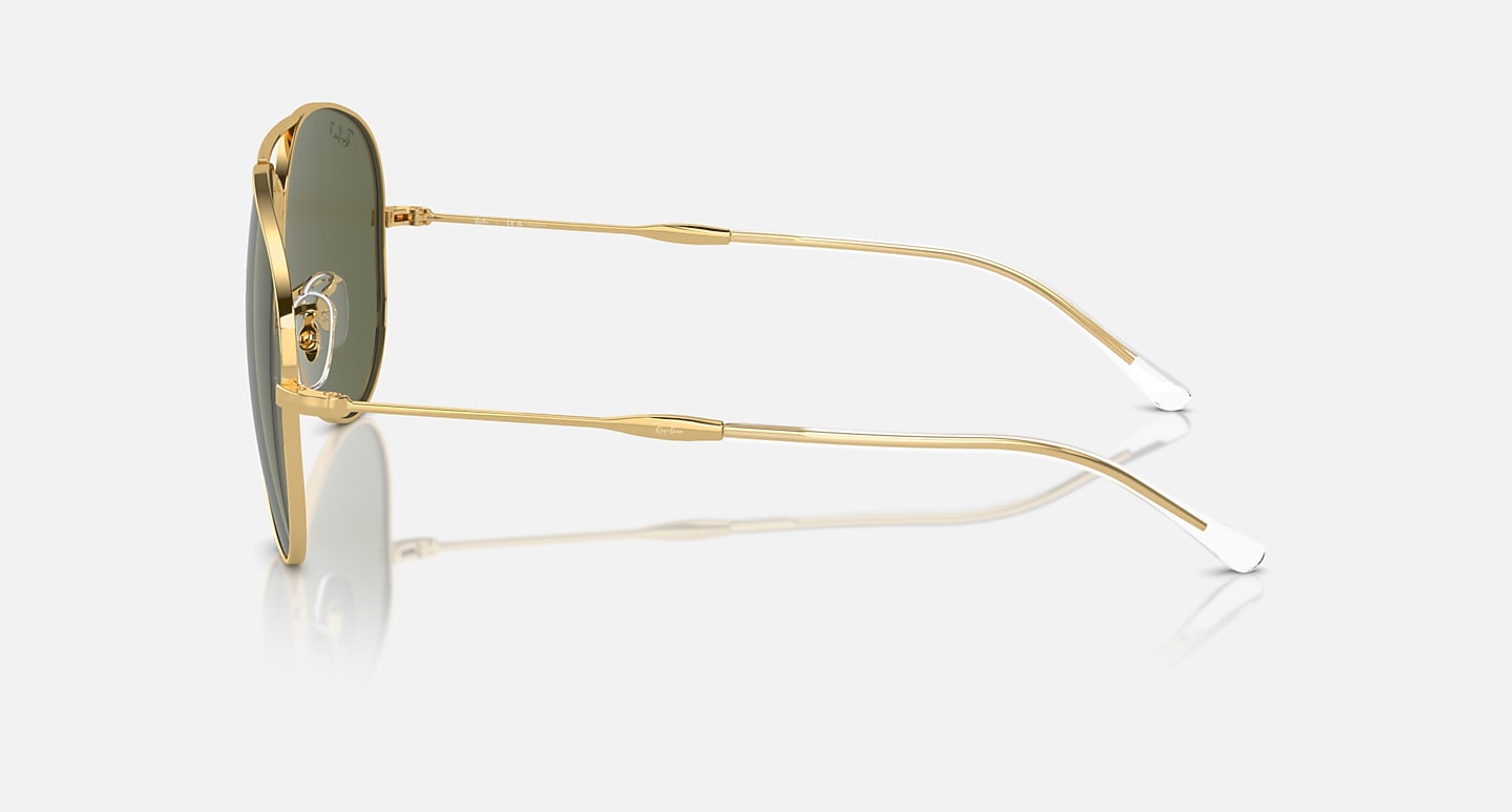 Ray-Ban Sunglasses Unisex Old Aviator - Black Frame Grey Lenses 58-14