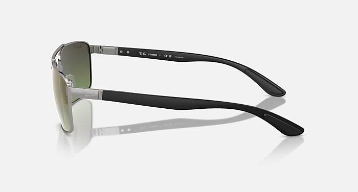 Ray-Ban Sunglasses Unisex Rb3737 Chromance - Black Frame Green Lenses 60-18 Polarized