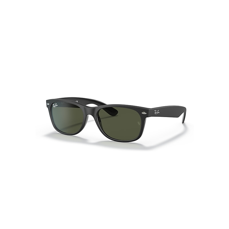 Ray-Ban Sunglasses Unisex New Wayfarer Color Mix - Black Frame Green Lenses 58-18