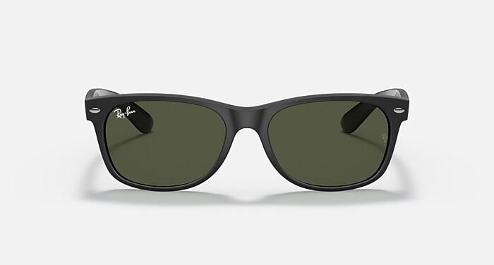 NEW WAYFARER COLOR MIX Sunglasses in Black and G-15 Green - RB2132