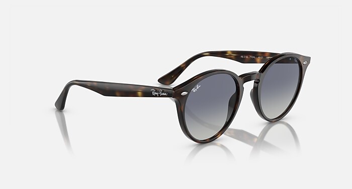 RB2180 Sunglasses in Light Havana and Light Grey/Dark Blue