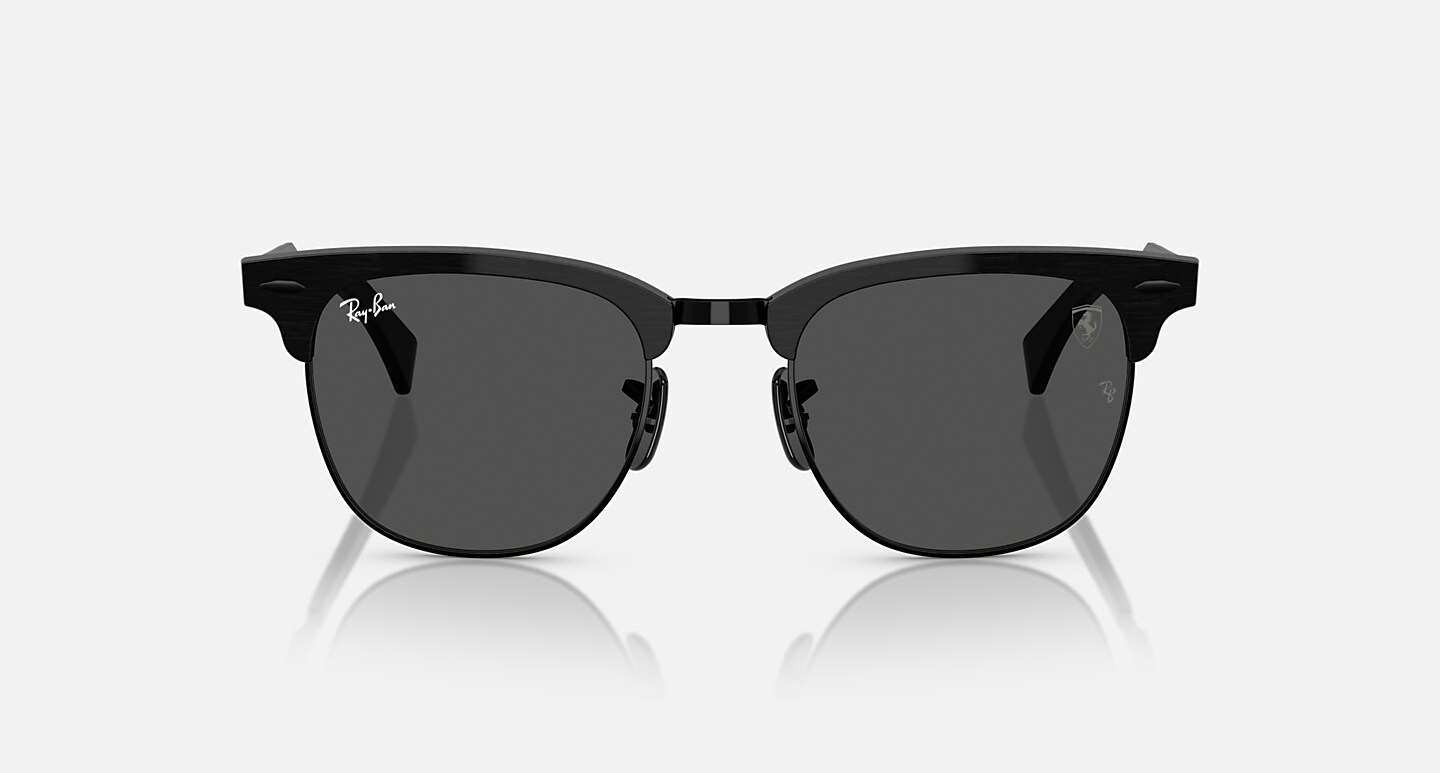 Ray-Ban Sunglasses Unisex Rb3807m Scuderia Ferrari Collection - Brushed Black Frame Grey Lenses 51-21