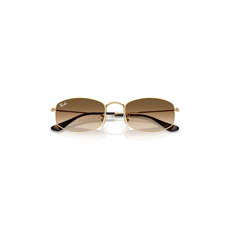 RB3832 Sunglasses in Arista Gold and Clear Gradient Brown - RB3832