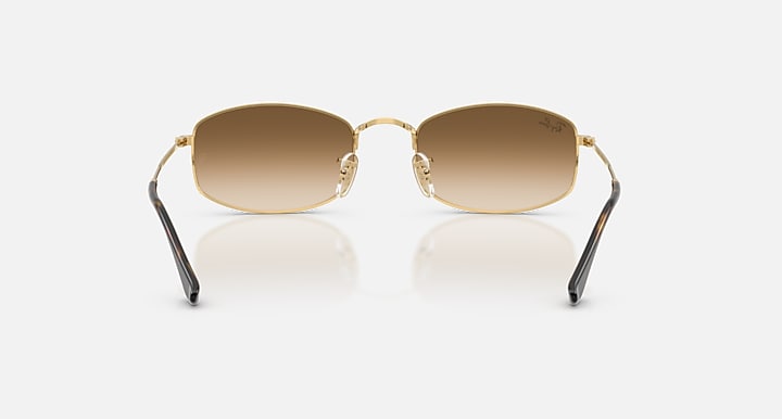 Ray-Ban Sunglasses Unisex Rb3832 - Arista Gold Frame Brown Lenses 52-21