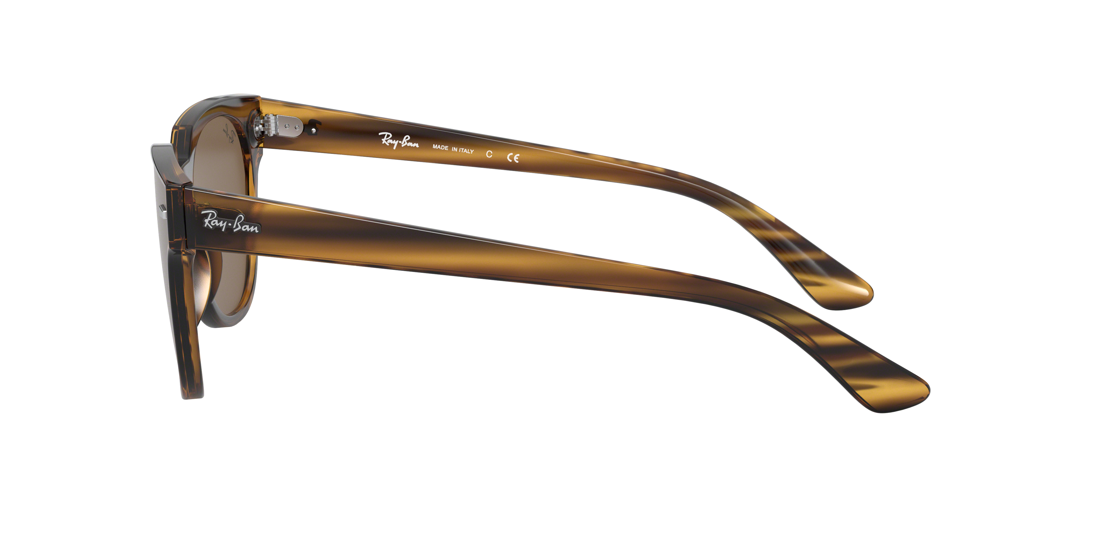 RB4368NF レイバン サングラス ストライプドハバナレッド ダークブラウン BLAZE METEOR Sunglasses in Red and Dark Brown - RB4368NF