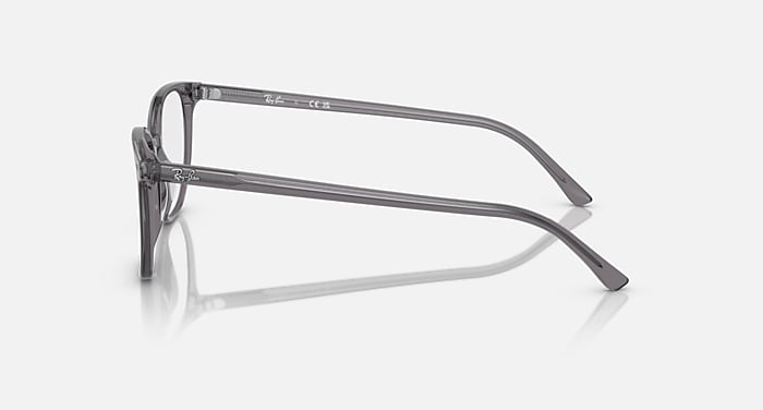 Ray-Ban Eyeglasses Elliot Optics Havana On Transparent Green Frame Demo Lens Lenses