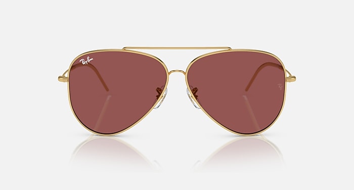 Ray Ban Aviator Rose Gold Aviator Sunglasses Mirrored Ray-Ban Kids