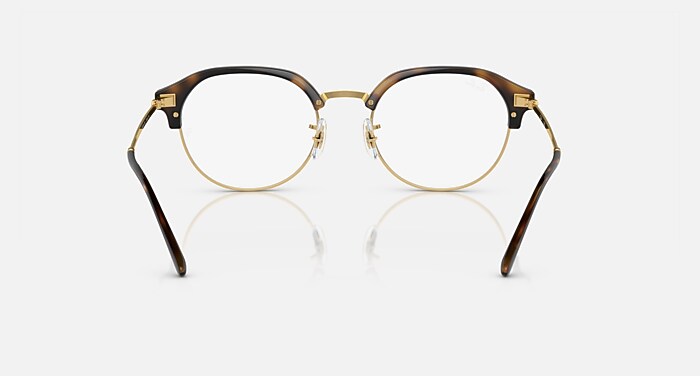 RB7229 OPTICS Eyeglasses with Havana On Gold Frame - RB7229 | Ray-Ban®
