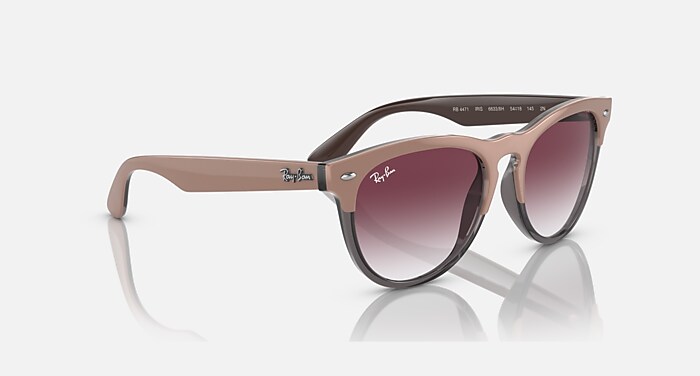 RAY-BAN Iris Grey Gradient Women’s Ray-Ban Iris Grey Gradient Blue Phantos Unisex Sunglasses  main image 4
