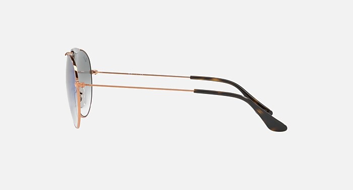 RB3540 Sunglasses in Bronze-Copper and Light Blue Gradient
