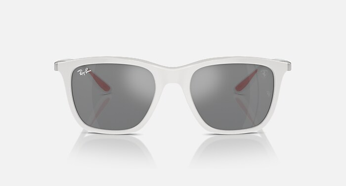 RB4433M SCUDERIA FERRARI COLLECTION Sunglasses in White and Grey