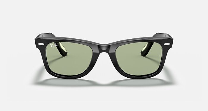 Ray-Ban Sunglasses Original Wayfarer Classic Striped Havana Frame Brown Lenses