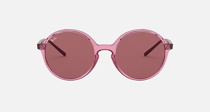 Ray-ban RB4304F サングラス　ピンク　レイバン　保証書付き RB4304F Sunglasses in Transparent Pink and Dark Violet