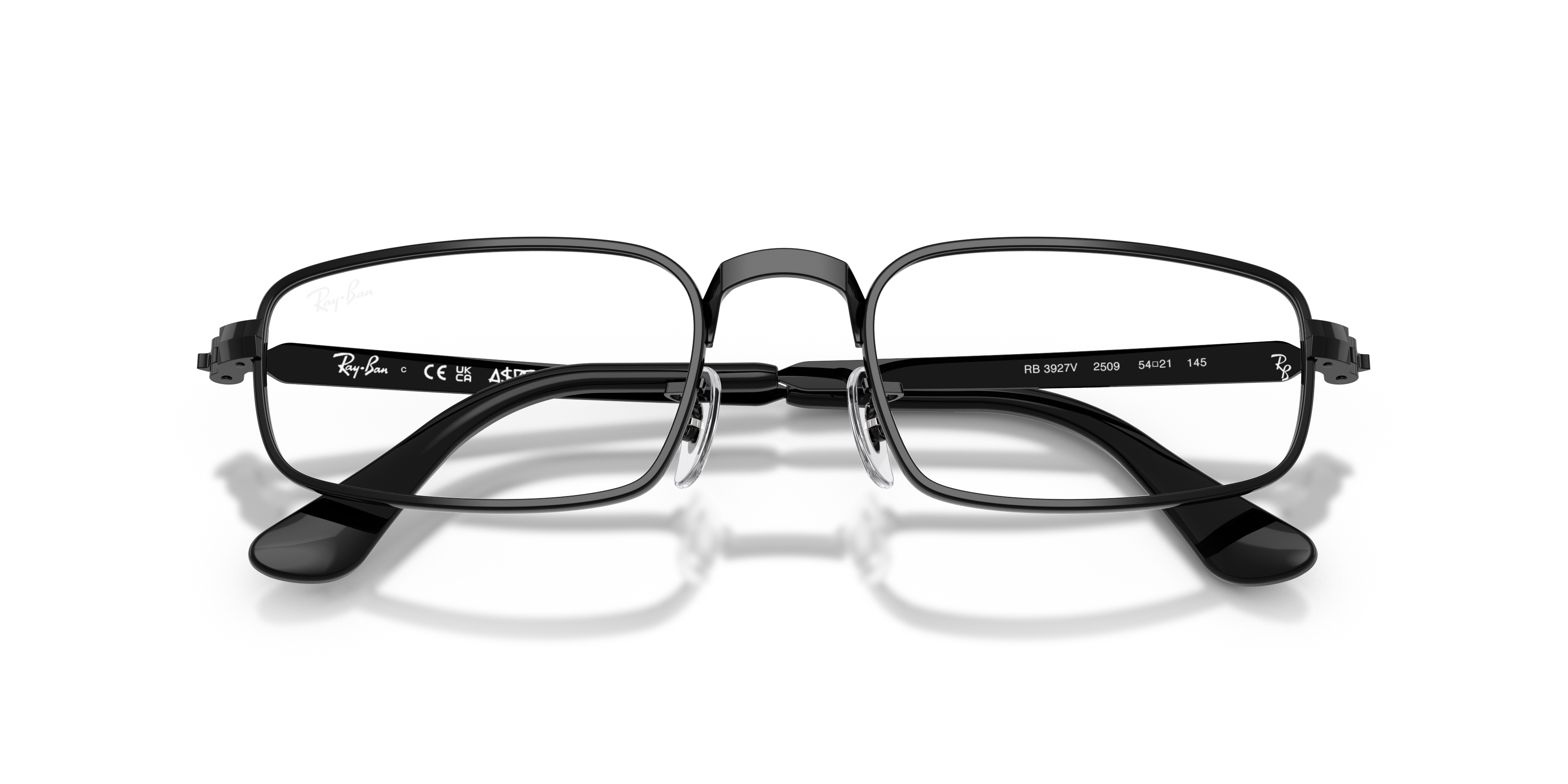 Ray-Ban Rb3927v Optics By Aap Rocky Eyeglasses Black Frame Clear Lenses Polarized 54-21 222$