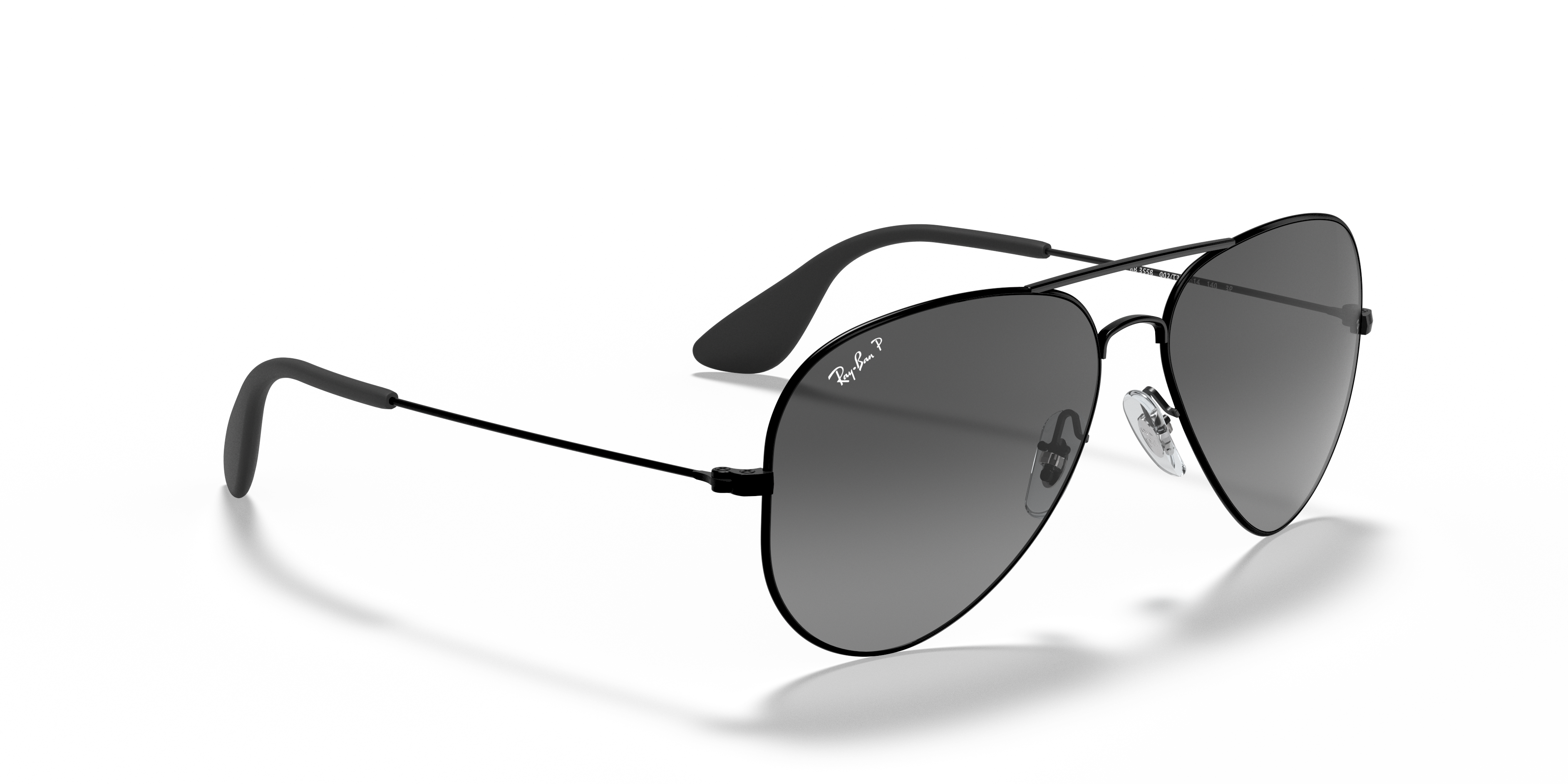 Ray-Ban サングラス ブラック/グレー レイバン公式ストア】 Ray-Ban® RB3558 サングラス | ブラック X