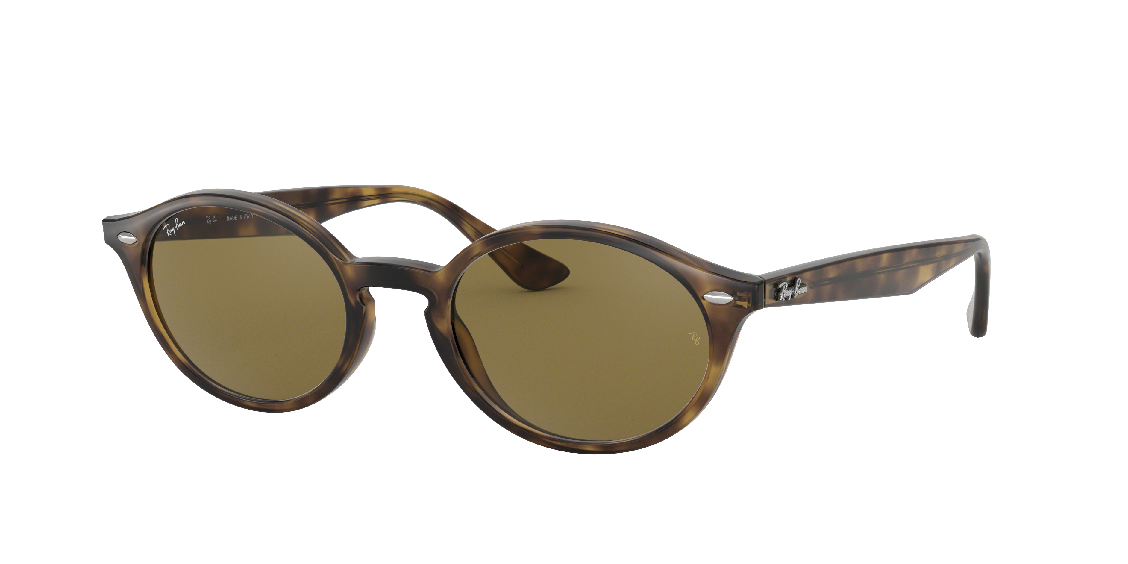 RB4315 Polished Light Havana Frame B-15 Brown Lenses 51-21