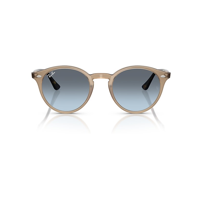 Ray Ban Rb2180 Sunglasses Havana Frame Grey Lenses 51-21 In Havana
