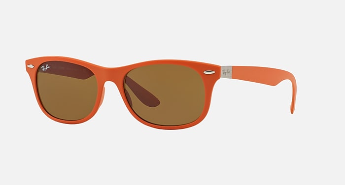 Orange Ray Bans for sale New Ray-Ban RB3447 112/69 Round Matte Gold Orange Flash  main image 4
