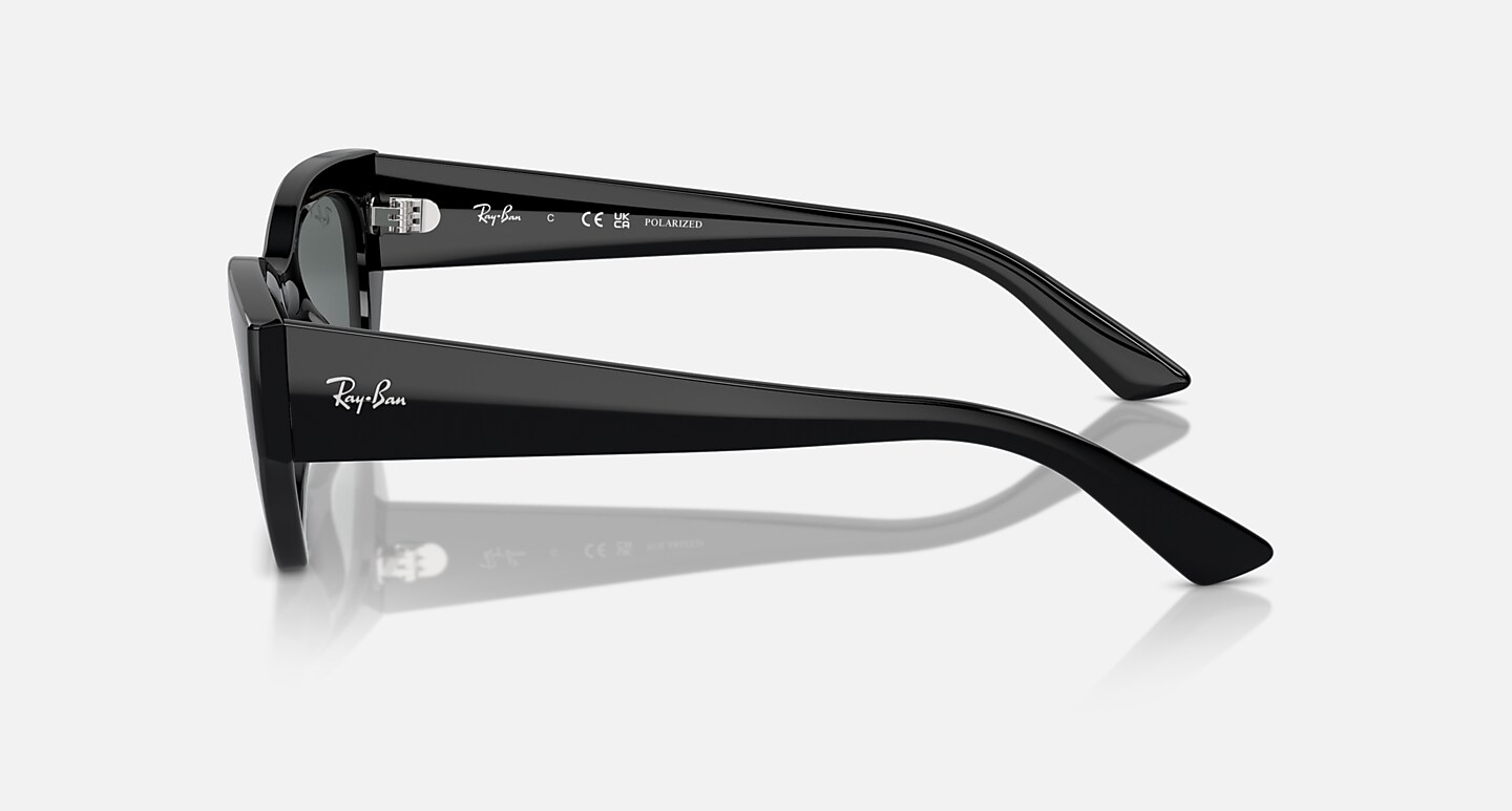 Ray-Ban Sunglasses Zena Bio-based Black Frame Grey Lenses