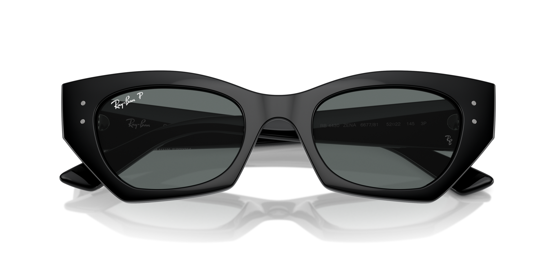 Ray-Ban Zena Bio Based Sunglasses RB4430 Polished black Frame Dark Gray Lenses Amazon.com: Ray-Ban RB4430 Zena Sunglasses, Black/Dark Grey  main image 3