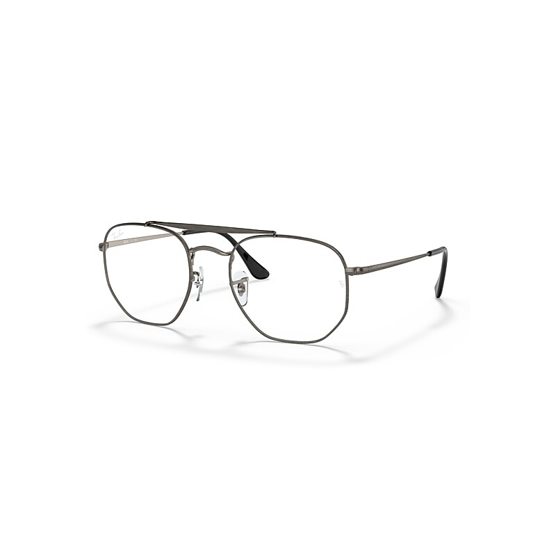 Ray-Ban Eyeglasses Unisex Marshal Optics - Antique Gunmetal Frame Clear Lenses 54-21