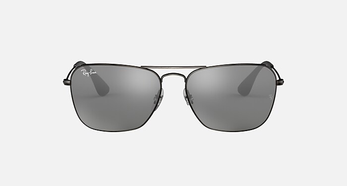 RB3610 Sunglasses in Antique Black and Grey Mirror Silver - RB3610