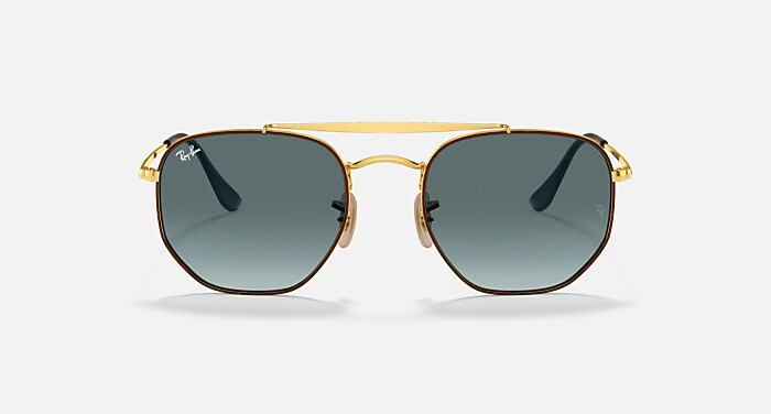 Ray-Ban レイバン グラデーションブルー サングラス　RB3648-M MARSHAL II Sunglasses in Arista Gold and Blue Gradient