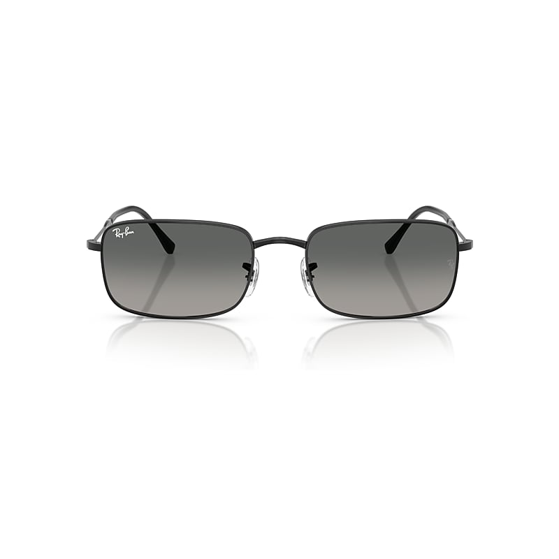 Ray Ban Rb3746 Sunglasses Black Frame Grey Lenses 56-20 In Black