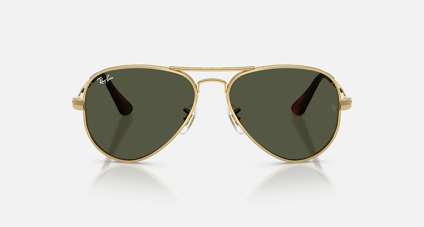 Ray-Ban Sunglasses Unisex Aviator Max - Arista Gold Frame Green Lenses 62-16