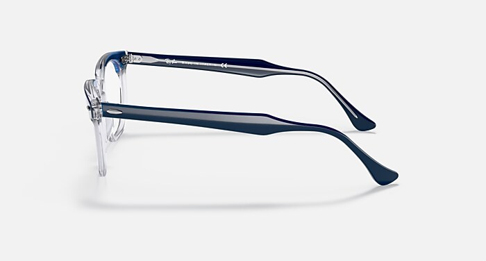 HAWKEYE OPTICS Eyeglasses with Transparent Blue Frame
