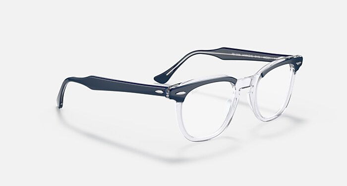 HAWKEYE OPTICS 鏡架透明藍色光學眼鏡- RB5398 | Ray-Ban®