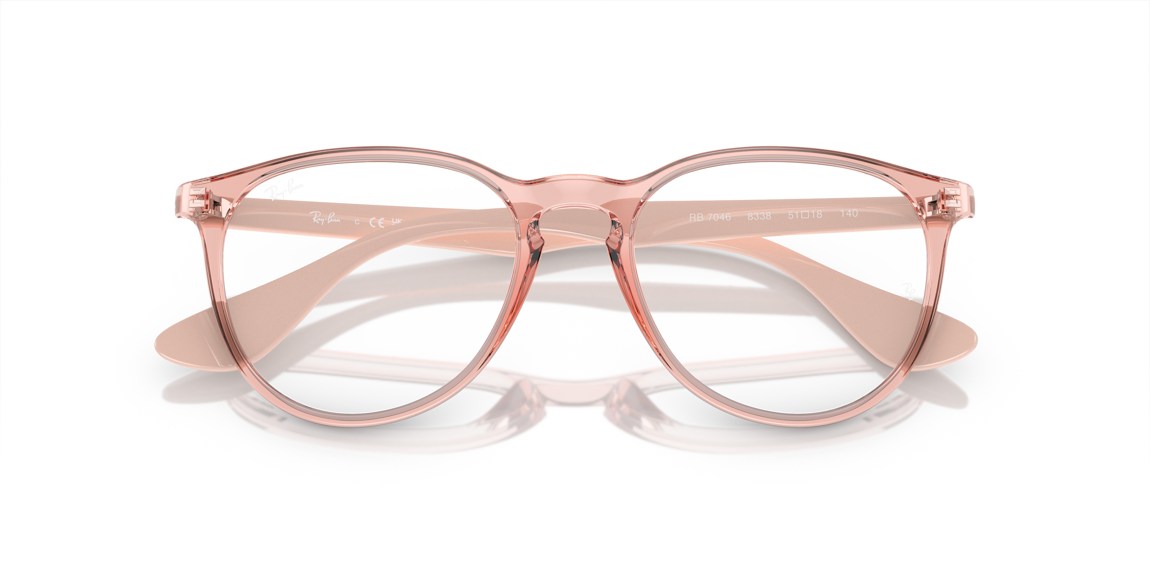 【Ray-Ban】 ERIKA L (ライトピンク) Ray-Ban RB4171 Erika Classic M (54 - 18) with Grey lenses and Pink